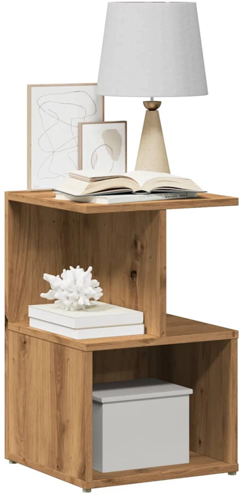 vidaXL Κομοδίνο ντουλάπι Artisan Oak 35x35x55 cm Κατασκευασμένο ξύλο