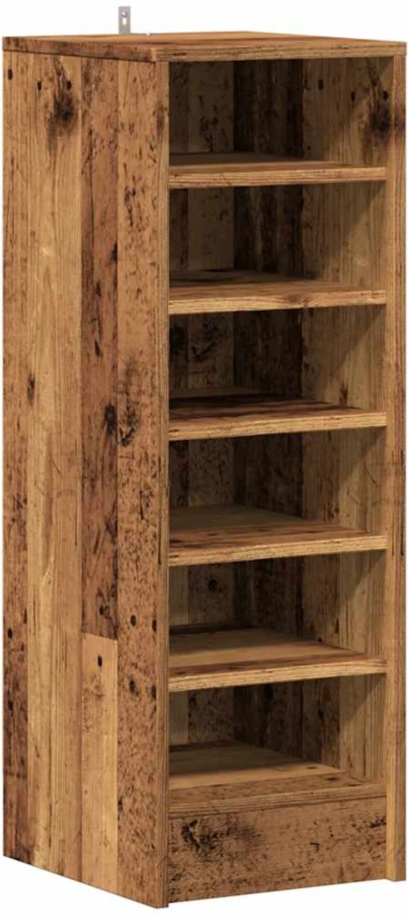 ντουλάπι παπουτσιών vidaXL Παλιό ξύλο 32x35x92 cm Κατασκευασμένο ξύλο