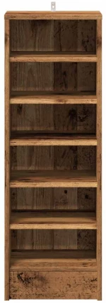 ντουλάπι παπουτσιών vidaXL Παλιό ξύλο 32x35x92 cm Κατασκευασμένο ξύλο