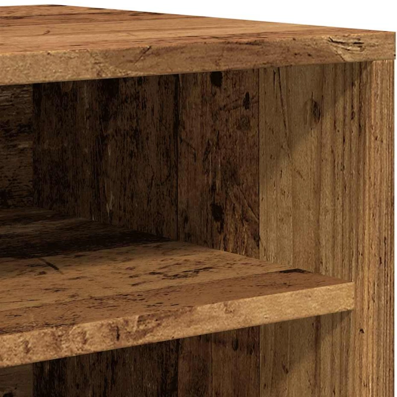 ντουλάπι παπουτσιών vidaXL Παλιό ξύλο 32x35x92 cm Κατασκευασμένο ξύλο