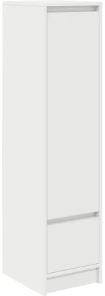 vidaXL Ντουλάπι Λευκό 29,5x34x119,5 εκ. Επεξεργασμένο Ξύλο δρυός