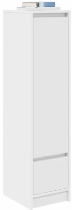 vidaXL Ντουλάπι Λευκό 29,5x34x119,5 εκ. Επεξεργασμένο Ξύλο δρυός