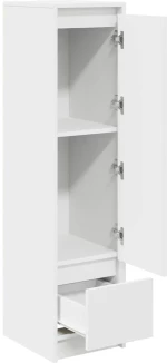 vidaXL Ντουλάπι Λευκό 29,5x34x119,5 εκ. Επεξεργασμένο Ξύλο δρυός