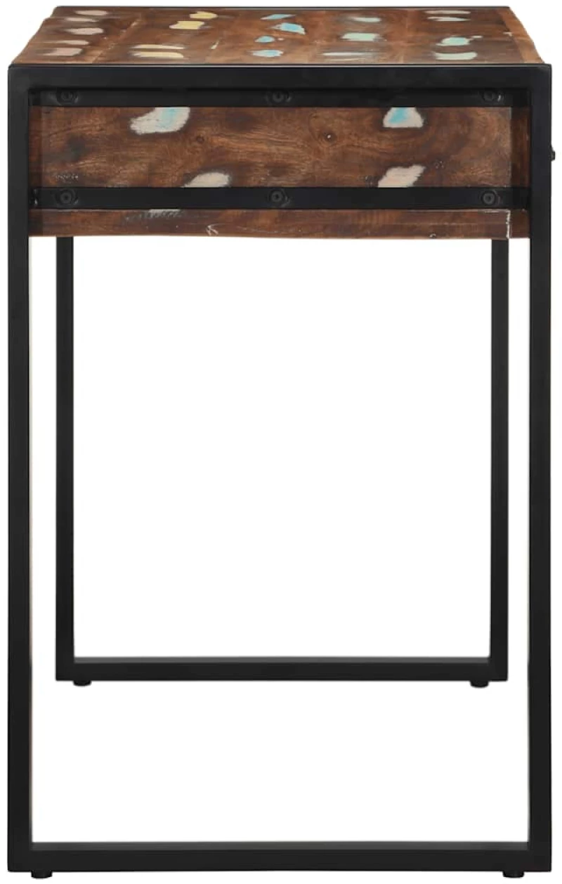 Γραφείο vidaXL Πολύχρωμο 100x50x75 cm Στερεό ξύλο αναγεννημένο