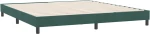 vidaXL Box Spring Κρεβάτι χωρίς στρώμα Σκούρο πράσινο 180x220 cm