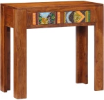 vidaXL Τραπέζι κονσόλας 80x35x75 cm από μασίφ ξύλο ακακίας