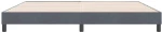 vidaXL Box Spring Κρεβάτι χωρίς στρώμα Σκούρο γκρι 180x220 cm Velvet