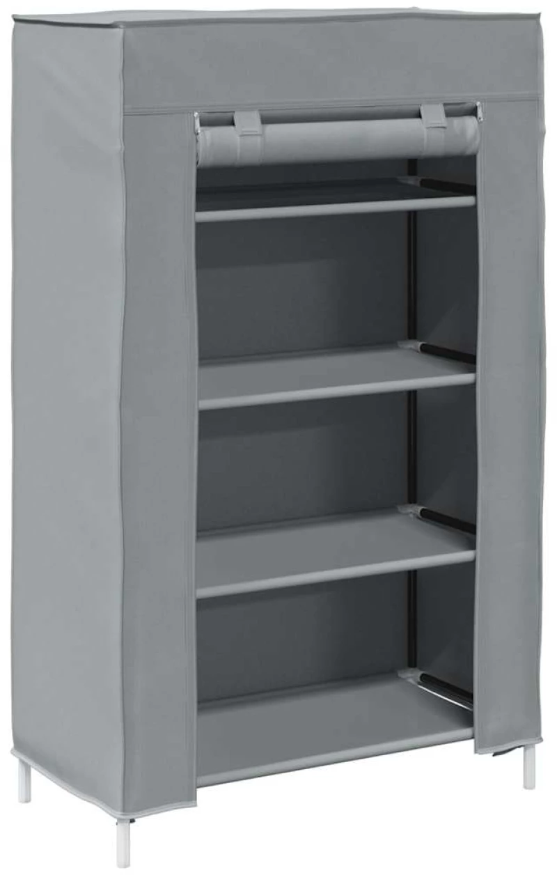 ντουλάπι παπουτσιών vidaXL Γκρι 60,5x30x97 cm Μη υφασμένο ύφασμα