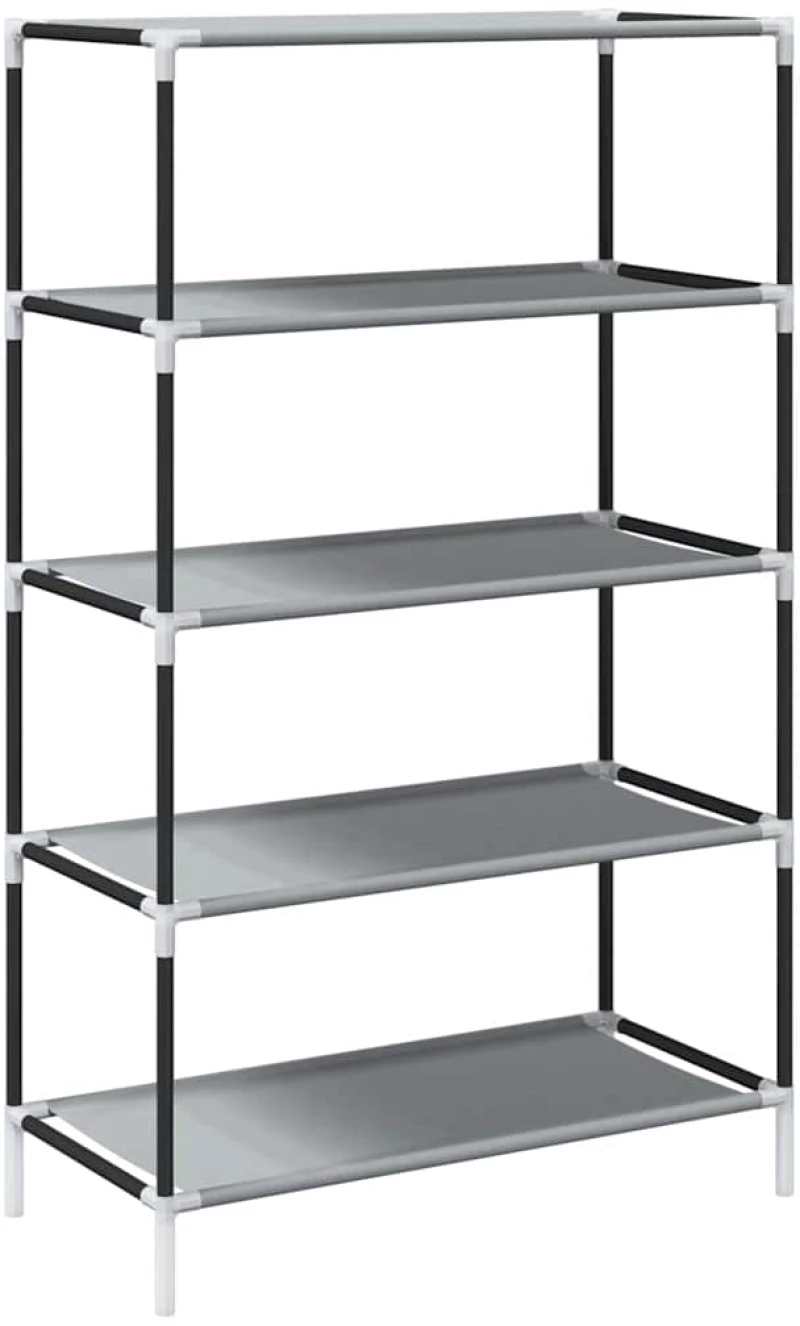 ντουλάπι παπουτσιών vidaXL Γκρι 60,5x30x97 cm Μη υφασμένο ύφασμα