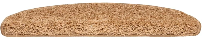 vidaXL Πατάκια για σκάλες 30 τεμ Μπεζ 65x21x4 cm