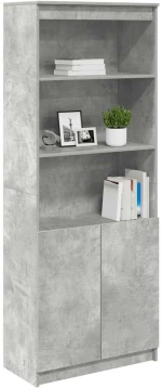 vidaXL Ντουλάπι Γκρι Σκυροδέματος 70x35x180 εκ. από Επεξεργασμένο Ξύλο