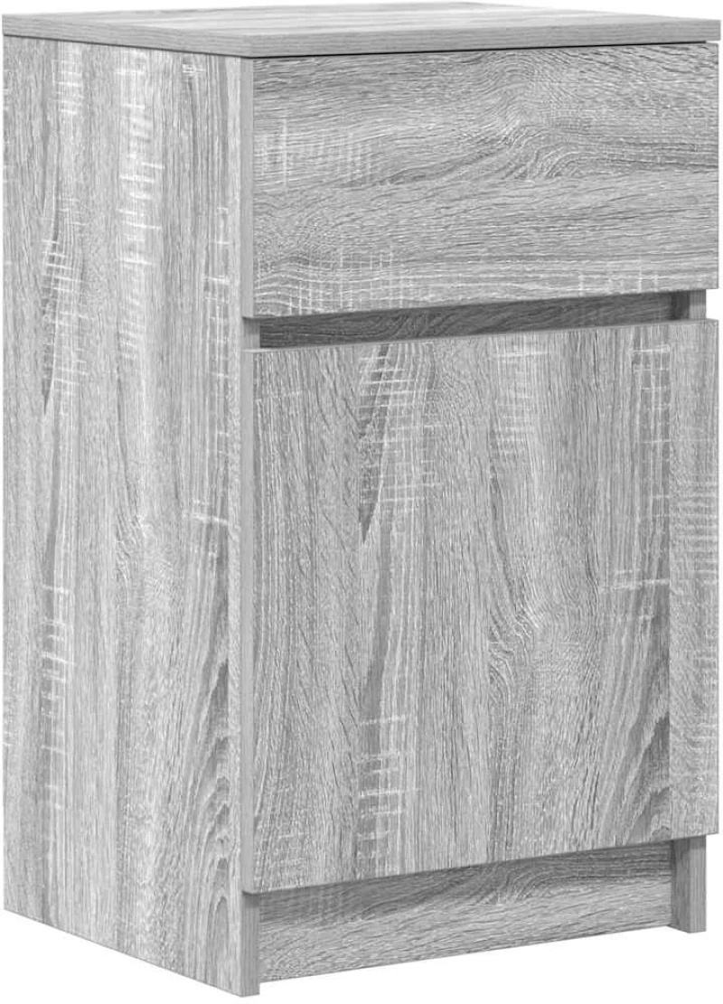 vidaXL Κομοδίνα 2 τεμ. Γκρι Sonoma 39x35x65 εκ. από Επεξεργασμένο Ξύλο