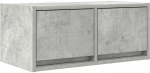 vidaXL Έπιπλο Τηλεόρασης Γκρι μπετόν 60x31x25,5 εκ. Επεξεργασμένο Ξύλο