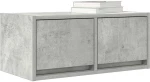 vidaXL Έπιπλο Τηλεόρασης Γκρι μπετόν 60x31x25,5 εκ. Επεξεργασμένο Ξύλο