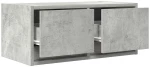 vidaXL Έπιπλο Τηλεόρασης Γκρι μπετόν 60x31x25,5 εκ. Επεξεργασμένο Ξύλο
