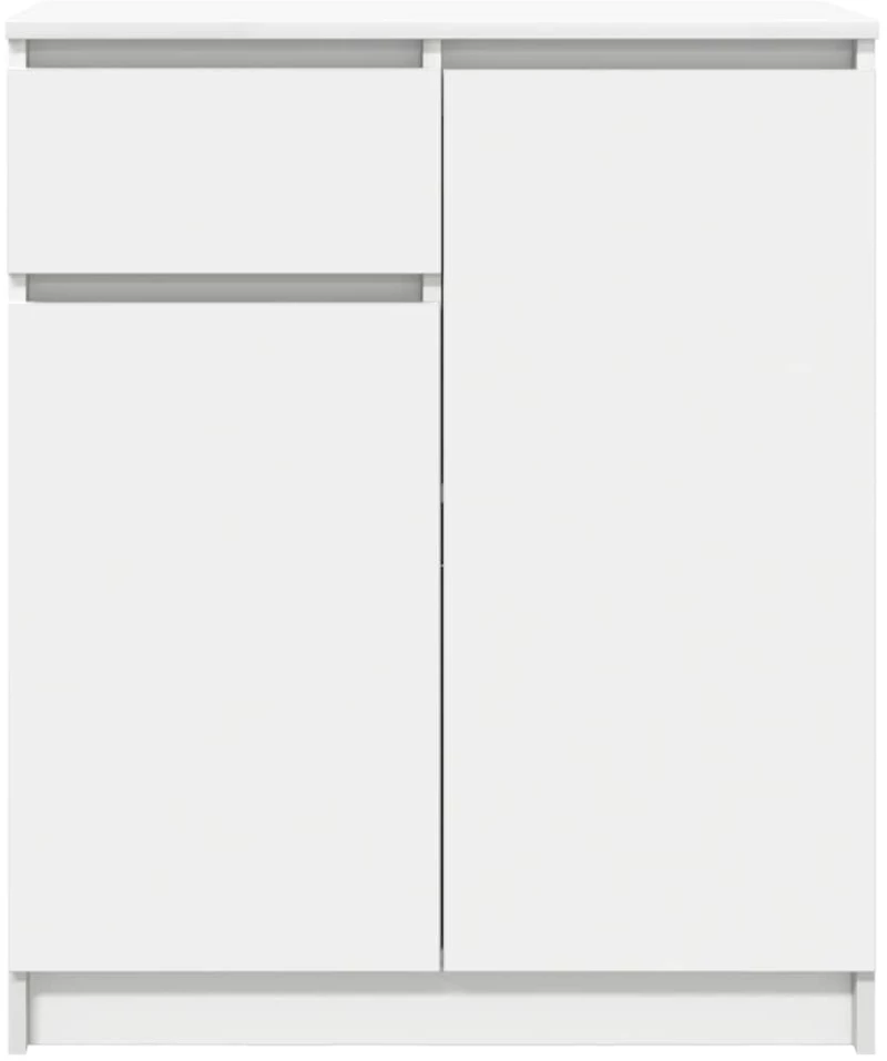 vidaXL Συρταριέρα με Συρτάρια Λευκή 71x35x84 εκ. από Επεξ. Ξύλο