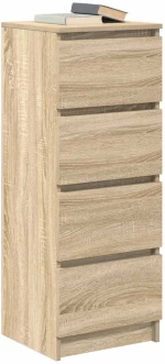 vidaXL Ντουλάπι Sonoma Δρυς 37,5x35x99 εκ. από Επεξεργασμένο Ξύλο