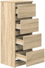 vidaXL Ντουλάπι Sonoma Δρυς 37,5x35x99 εκ. από Επεξεργασμένο Ξύλο