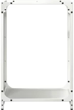vidaXL Ράφι Καυσόξυλων Μαύρο 44x28x65 εκ. Χάλυβας ψυχρής έλασης