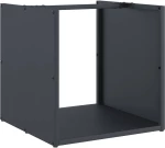 vidaXL Ράφι Καυσόξυλων Ανθρακί 40x40x40 εκ. Χάλυβας ψυχρής έλασης