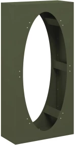 vidaXL Ράφι Καυσόξυλων 50x23x100 εκ. Χάλυβας ψυχρής έλασης