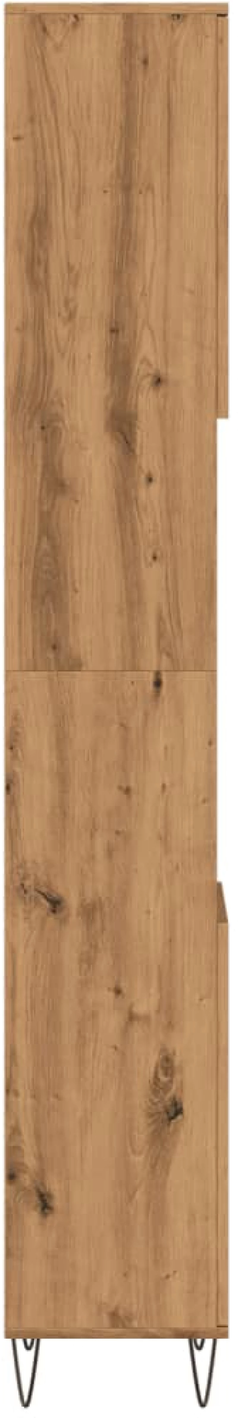 vidaXL Ντουλάπι μπάνιου Δρυς τεχνίτης 30x30x190 cm Κατασκευασμένο ξύλο