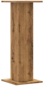 vidaXL Βάσεις Φυτών 2 τεμ. Αρτισιανή Δρυς 30x30x80 εκ. Επεξ. Ξύλο