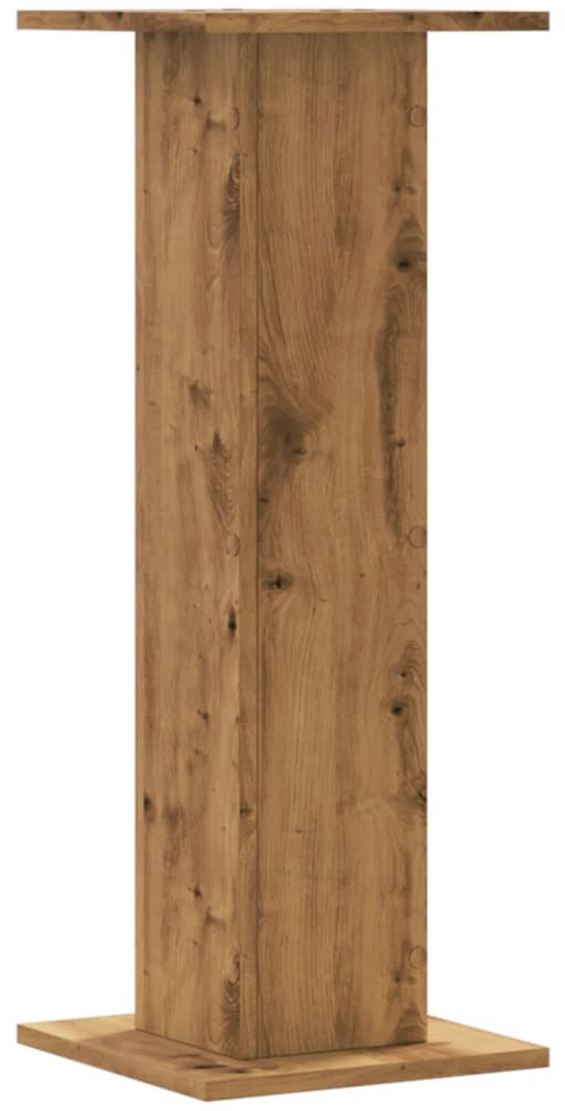 vidaXL Βάσεις Φυτών 2 τεμ. Αρτισιανή Δρυς 30x30x80 εκ. Επεξ. Ξύλο