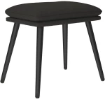 vidaXL Υποπόδιο Μαύρο 45 x 29,5 x 35 εκ. Υφασμάτινο