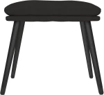 vidaXL Υποπόδιο Μαύρο 45 x 29,5 x 35 εκ. Υφασμάτινο