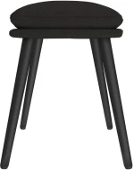 vidaXL Υποπόδιο Μαύρο 45 x 29,5 x 35 εκ. Υφασμάτινο