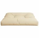 vidaXL Μαξιλάρι Καναπέ Παλέτας Μπεζ 70 x 70 x 12 εκ.