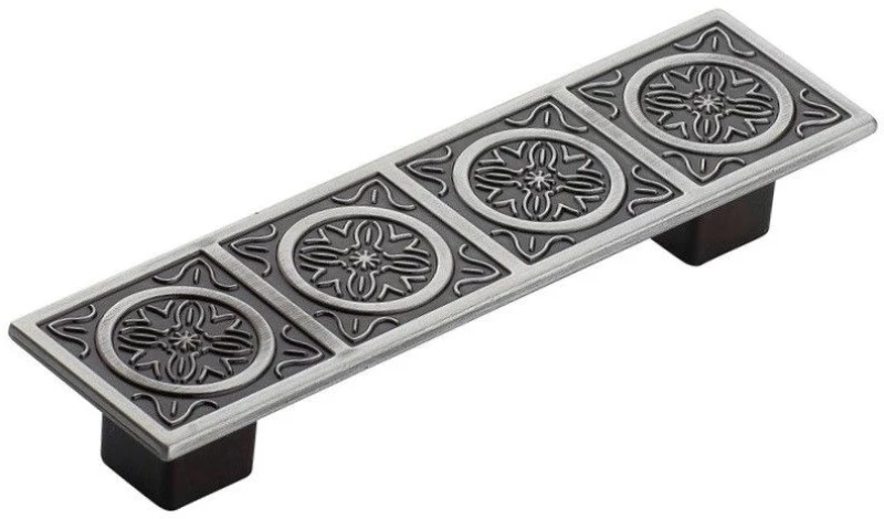Roline 668 Λαβή Επίπλου από Ζάμακ Old Silver με Κέντρα 96mm