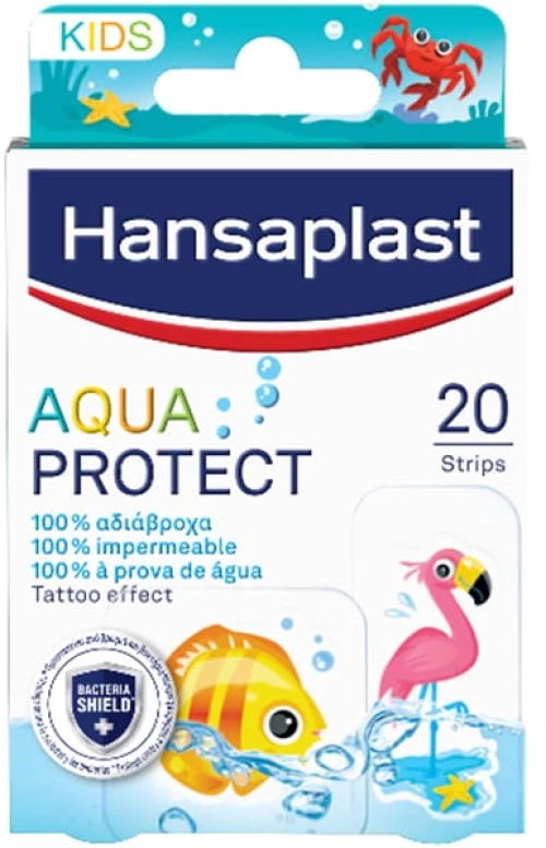 Hansaplast | Aqua Protect Kids Παιδικά Αδιάβροχα Επιθέματα | 20τεμ