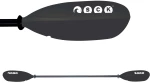 Κουπί Σπαστό σε 2 μέρη 220cm Μαύρο SCK