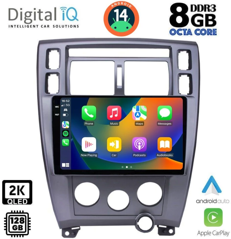 DIGITAL IQ BXF 8241_CPAA (10inc) MULTIMEDIA TABLET for HYUNDAI TUSCON mod. 2004-2010