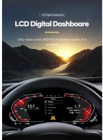 DIGITAL IQ DDD 977_IC (12.3in) BMW X6 E71 mod. 2007-2013 CCC & CIC COMPATIBLE DIGITAL DASHBOARD