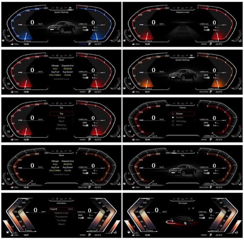 DIGITAL IQ DDD 977_IC (12.3in) BMW X6 E71 mod. 2007-2013 CCC & CIC COMPATIBLE DIGITAL DASHBOARD