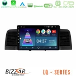 Bizzar lq Series 4core Android14 2+32gb Toyota Corolla 2002-2006 Navigation Multimedia Tablet 9" με Carplay & Android Auto (Black) u-lq-Ty0254bl
