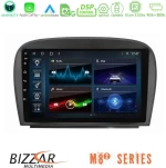 Bizzar m8² Series 8core Android14 4+32gb  Mercedes sl Class 2005-2011 Navigation Multimedia Tablet 9" με Carplay & Android Auto u-m82-Mb0479