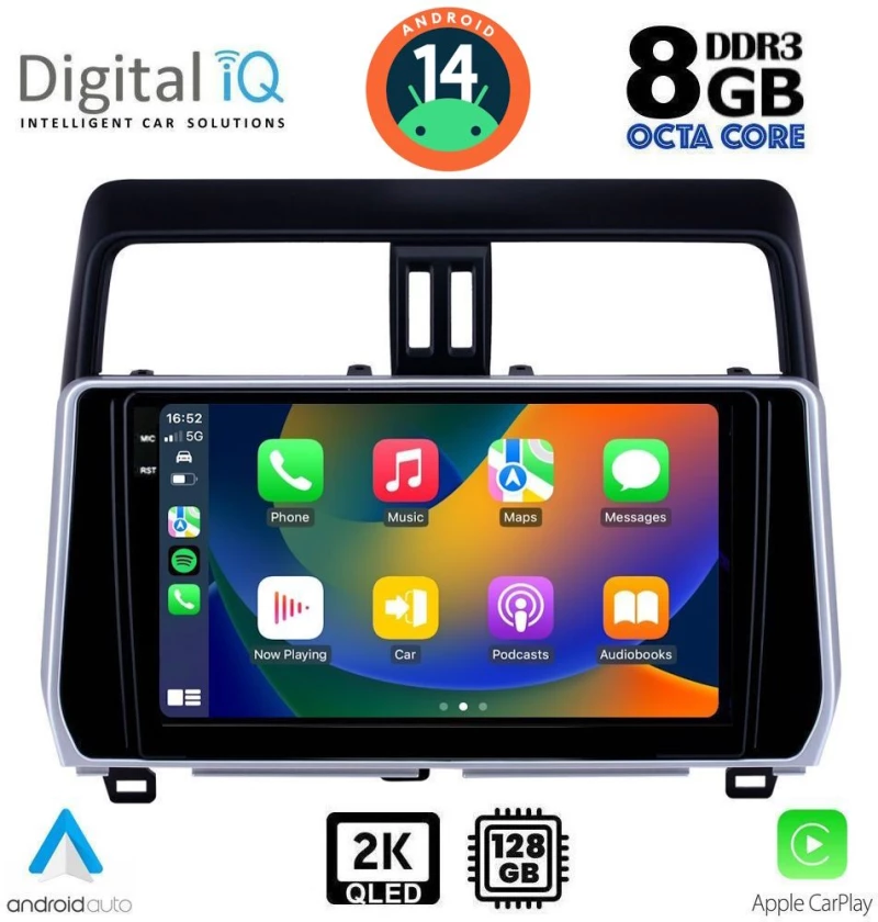 DIGITAL IQ BXF 8739_CPAA (10inc) MULTIMEDIA TABLET for TOYOTA LAND CRUISER mod. 2019>