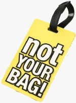 Bartuggi 718-060605, Ετικέτα κατόχου, Not your bag, Κίτρινο