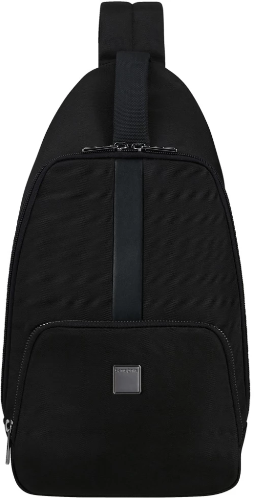 Samsonite 146476-1041 Sacksquare, Slingbag M, Ύφασμα, Μαύρο