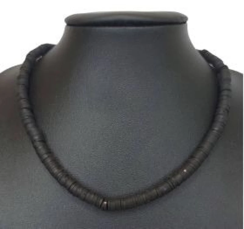 Kostibas 1042-023M, Κολιέ, Μοτίφ, Φίμο, Μαύρο