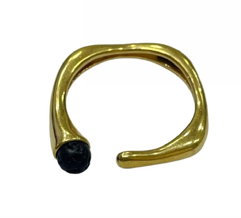 Kostibas 2513-368X8, Δαχτυλίδι, Ατσάλι, Χρυσό