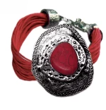 Kostibas 1514-151EU, Σχοινί, Πέτρα, Μεταλλικό, Κόκκινο