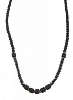 Kostibas 1050-621A, Κολιέ, ΤΕ, Λάβα, Με Μοτίφ , Μαύρο