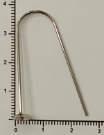 Kostibas 3813-071A, Γαντζάκι, Ατσάλι, Ασημί, 50τμχ