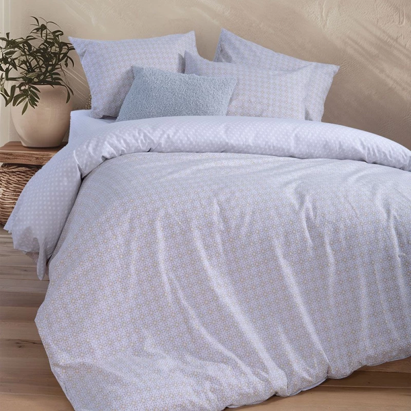 Σεντόνια Module (Σετ 3τμχ) Grey Nef-Nef Homeware Μονό 170x270cm 100% Βαμβάκι