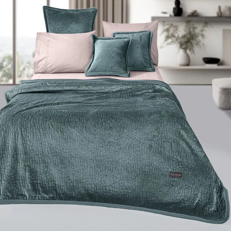 Κουβέρτα Bolzano (Σετ 2τμχ) Emerald Guy Laroche Μονό 160x220cm Πολυέστερ